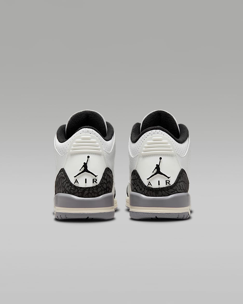 Air Jordan 3 Retro Cement Grey Older Kids Shoes. Nike ID